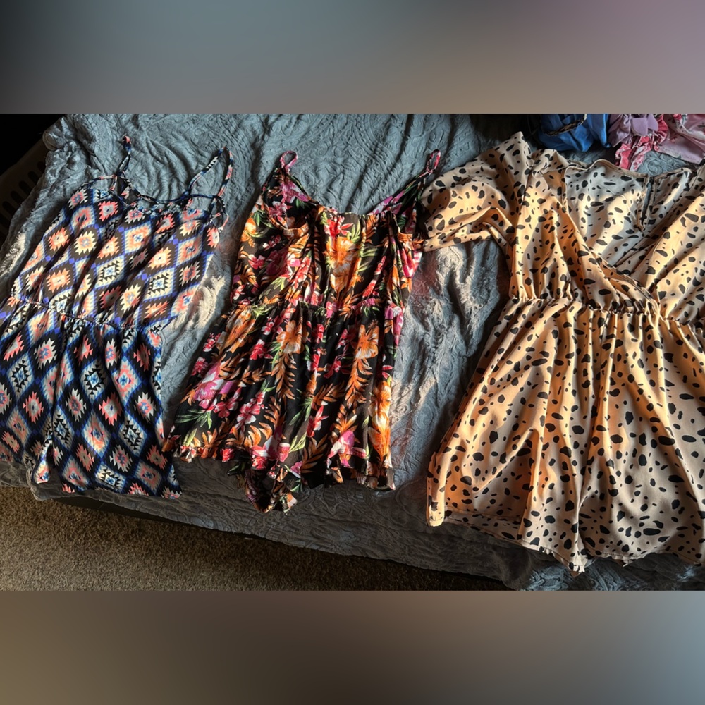 Shirts, rompers and dress